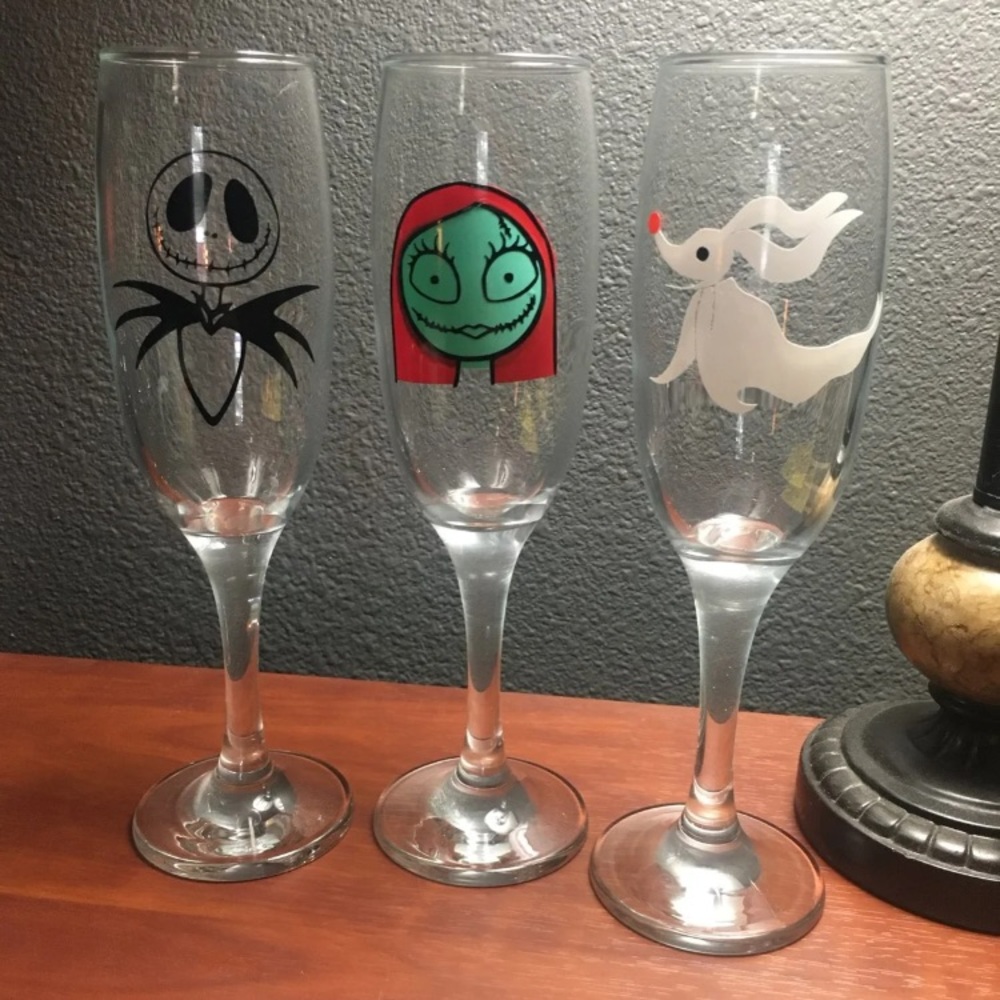 Nightmare before Christmas glasses